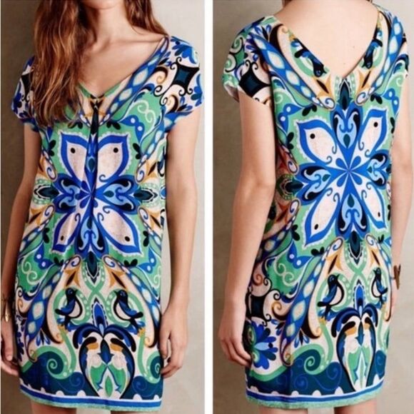 Maeve Anthropologie Folksong Shift Dress women’s  size small - Picture 1 of 4